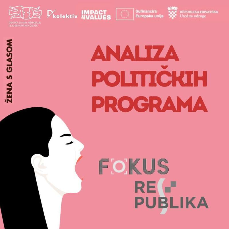 Akcija "Žena s glasom" - analiza političkih programa : Fokus/Republika